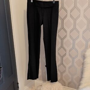 bebe Black Straight Leg Women's Pants